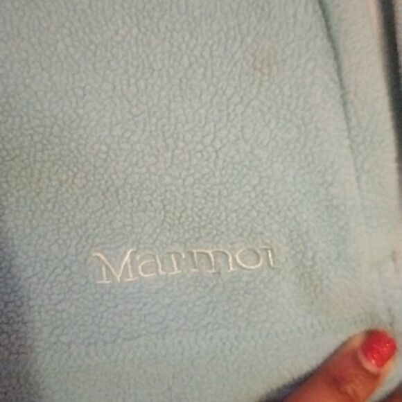 Marmot fleece turquoise jacket   - Picture 4 of 6